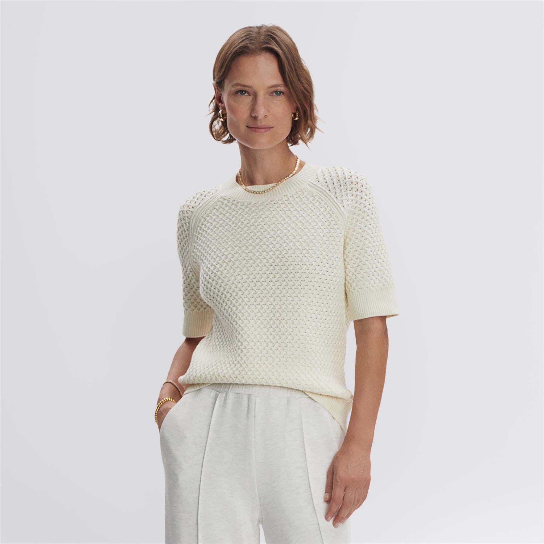 Lucy Knit Top Snow White