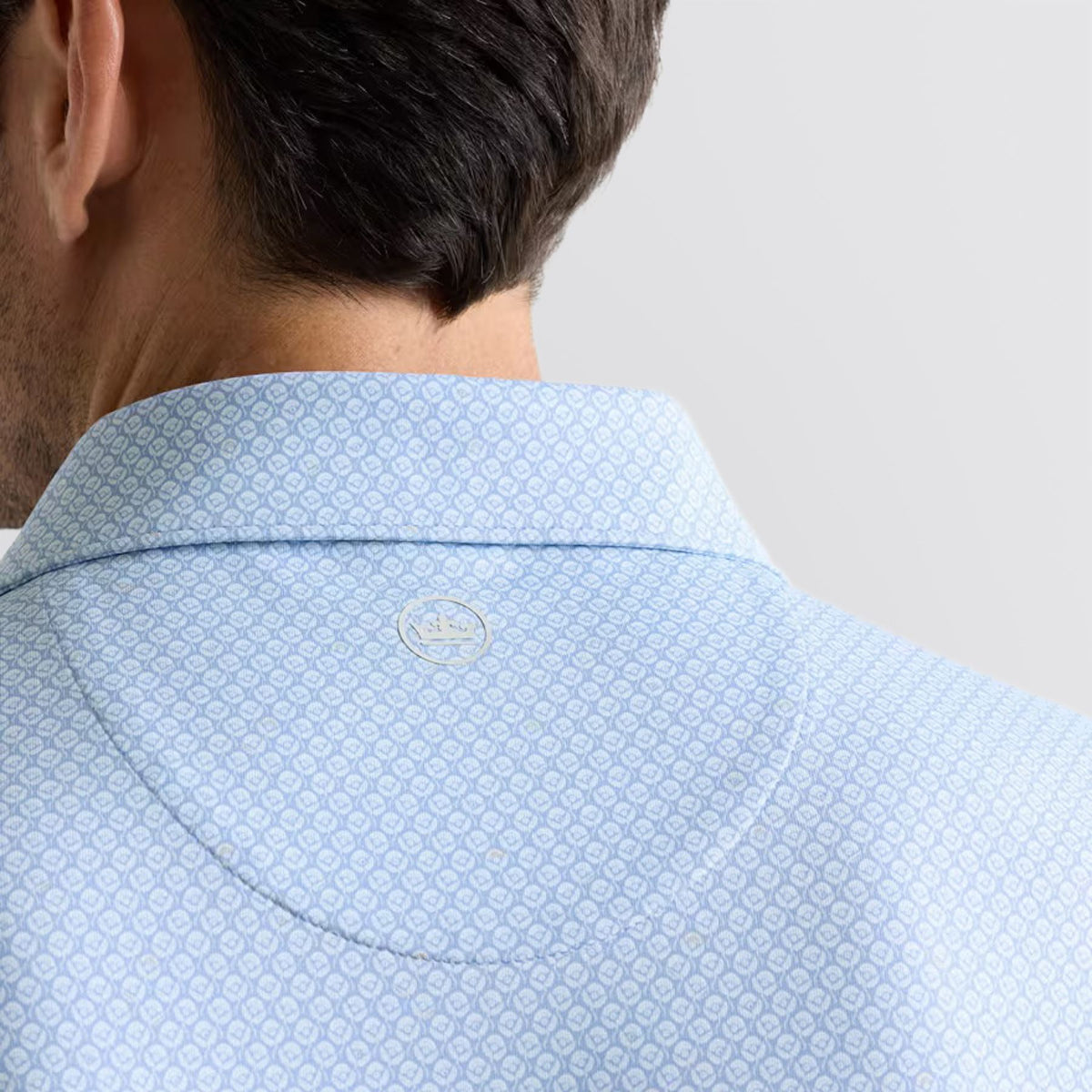 Mayfield Performance Jersey Polo Iris Mist
