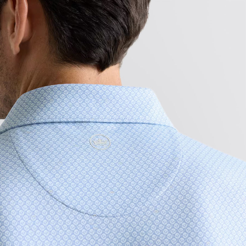 Mayfield Performance Jersey Polo Iris Mist