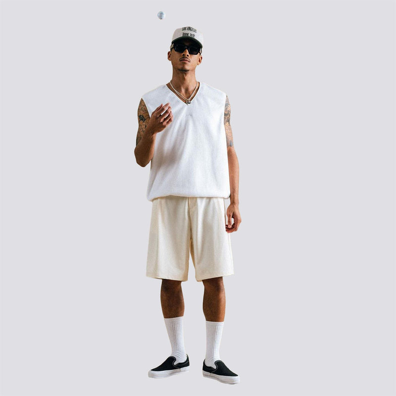 Calculus Baggy Slack Pleated Shorts
