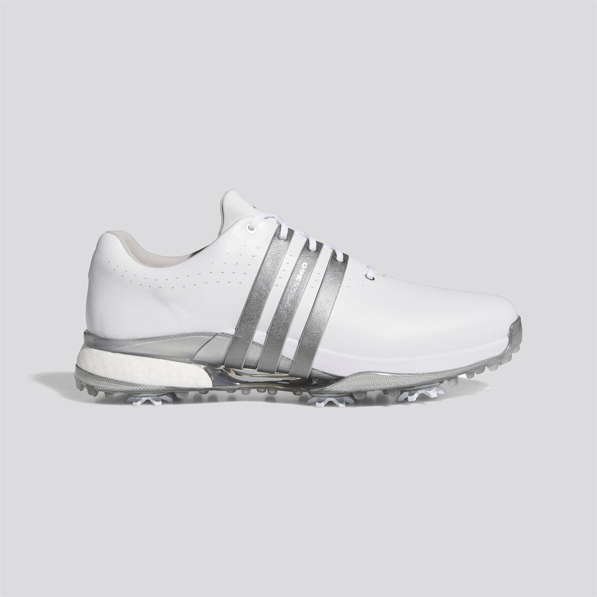 Tour360 24 Spiked Golf Shoes Footwear White/Iron Metallic/Silver Metallic