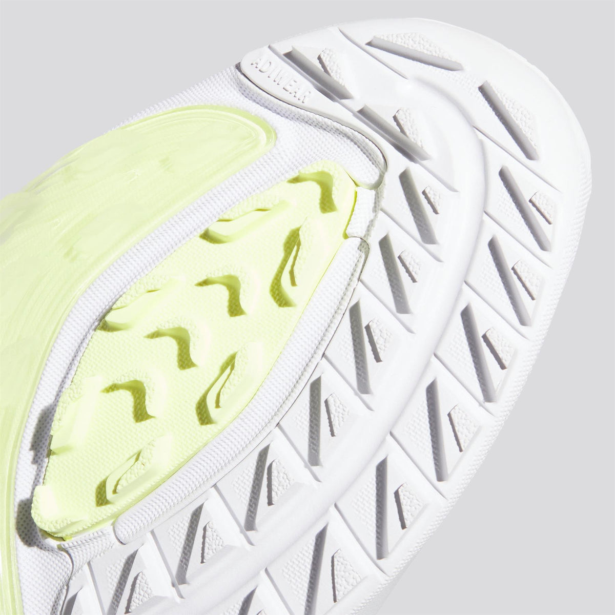 Adipower 26 Spikeless Golf Shoes Footwear White/Silver Met/Frozen Lemon