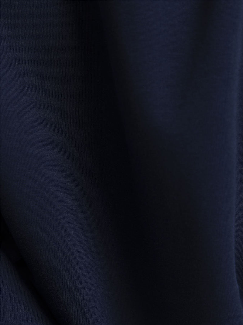 Core-Sweatshirt mit Rundhalsausschnitt, reguläre Passform, Marineblau – SS24