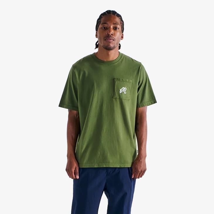 Tシャツ・カットソー Malbon Golf Le Club Du Malbon Block T-Shirt GREEN MAN M5221P Malbon Golf – Lay Day
