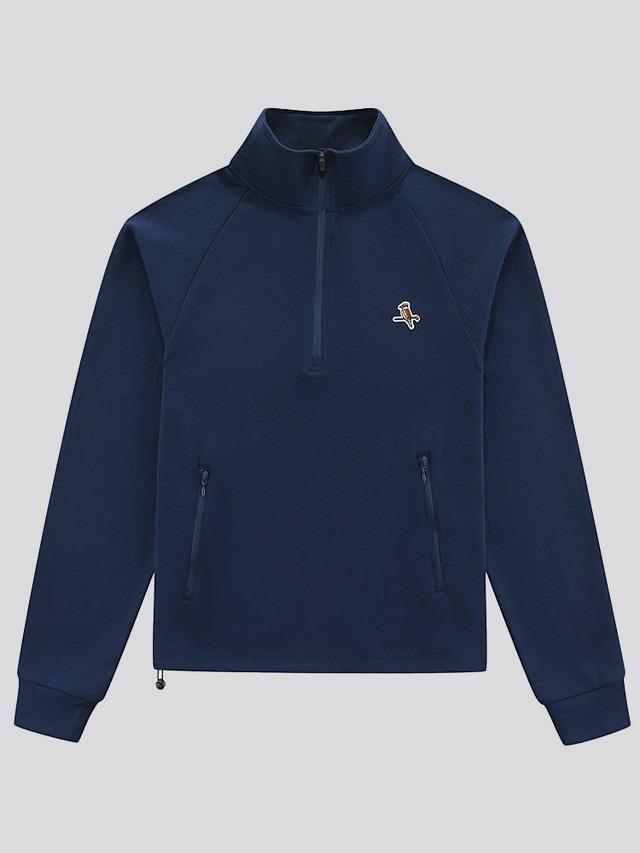 Quarter Zip Fleece Navy