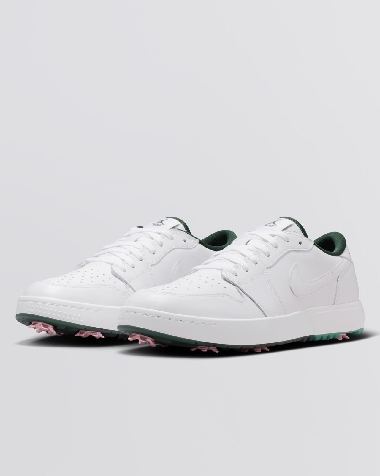 Jordan Golf Air Jordan 1 Low Spiked Golf Shoes White | TRENDYGOLF UK