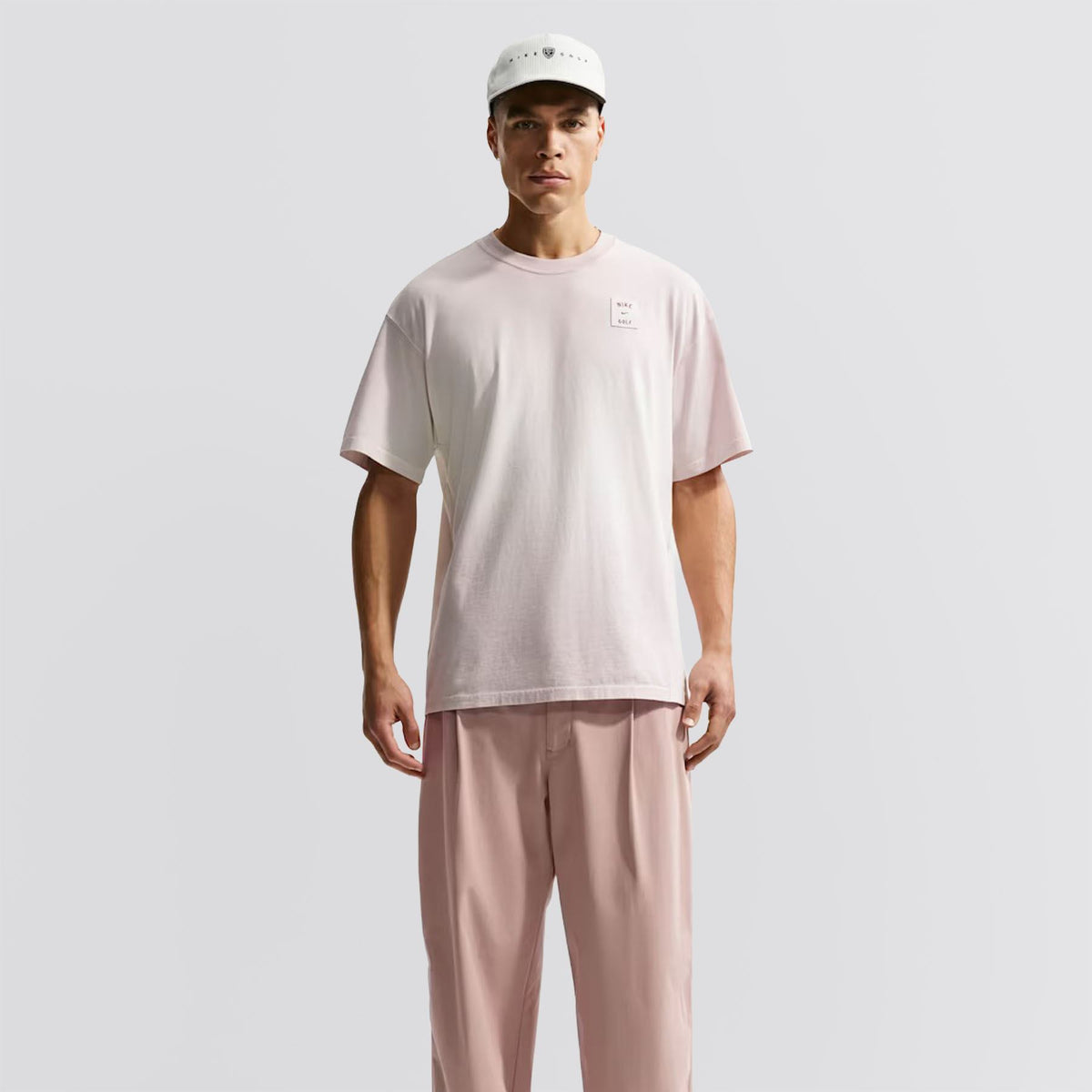 Golf T-Shirt Sail/Pearl Pink