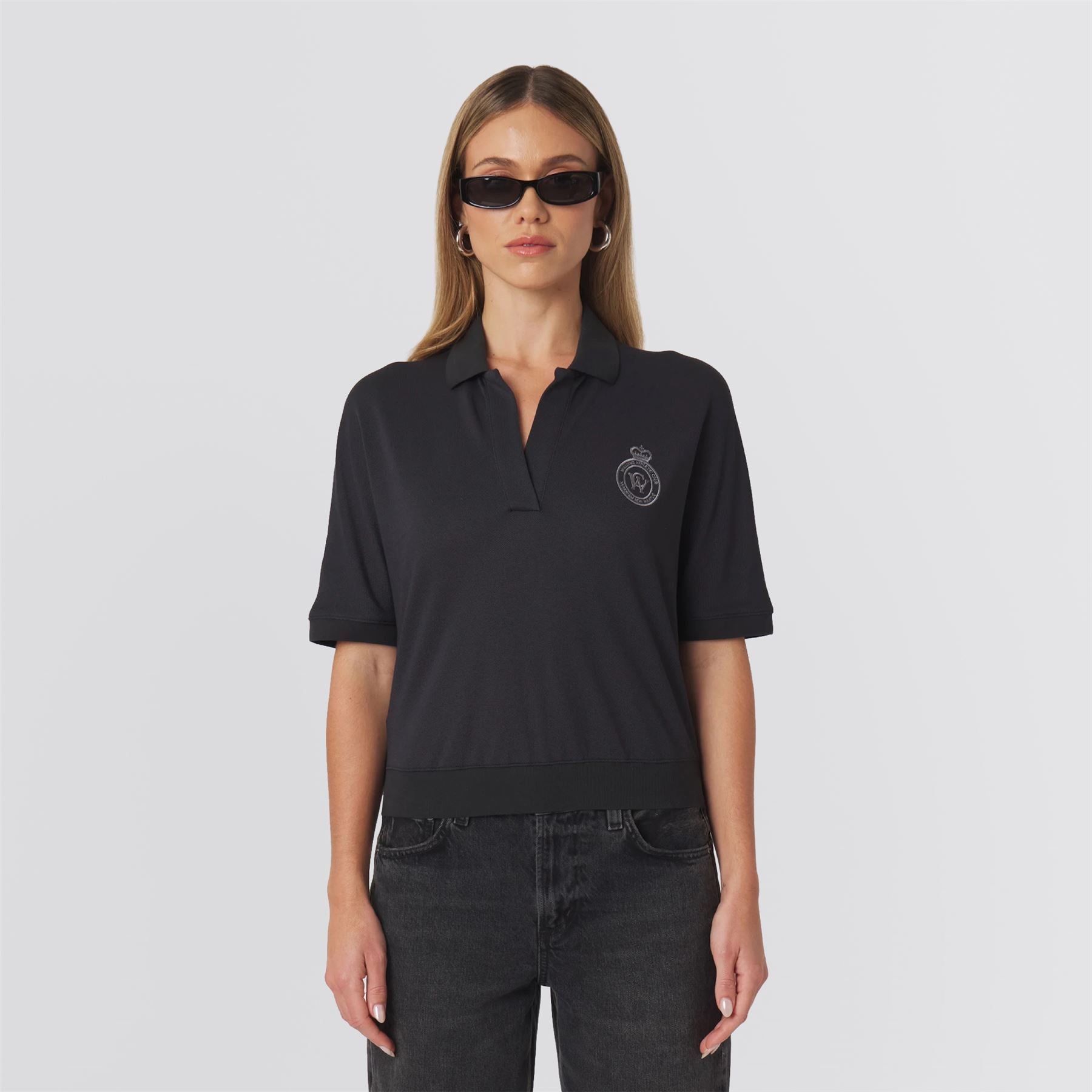 Megan Lifestyle Polo Black