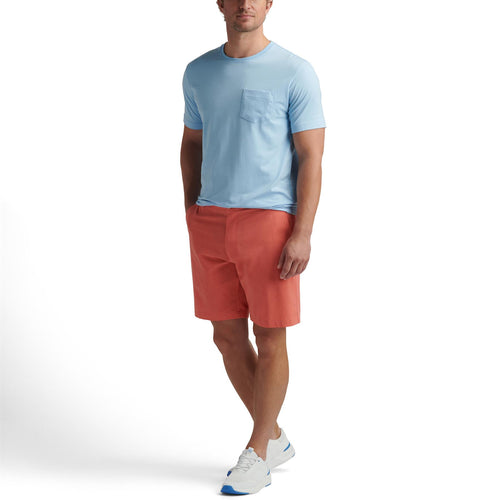 Shackleford Gingham Performance Hybrid Shorts Azalea