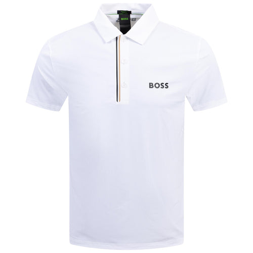 PaddyTech Pro Polo White - SS25