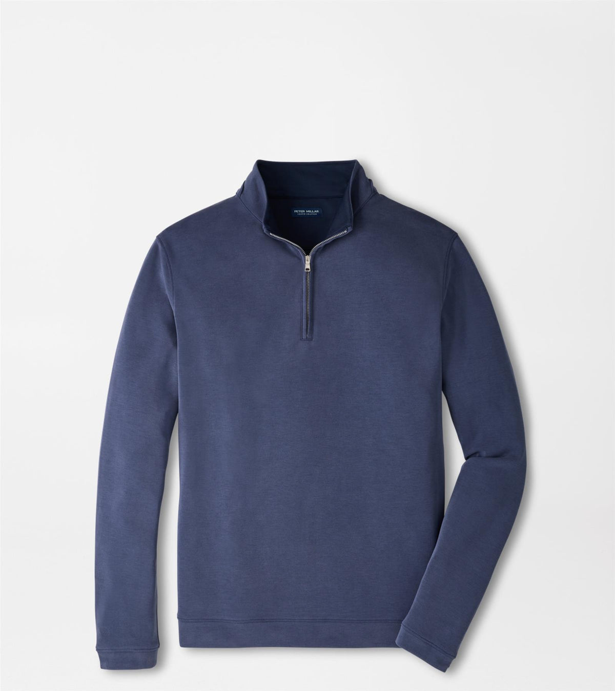 Soft Suede Performance Quarter Zip Mid Layer Navy