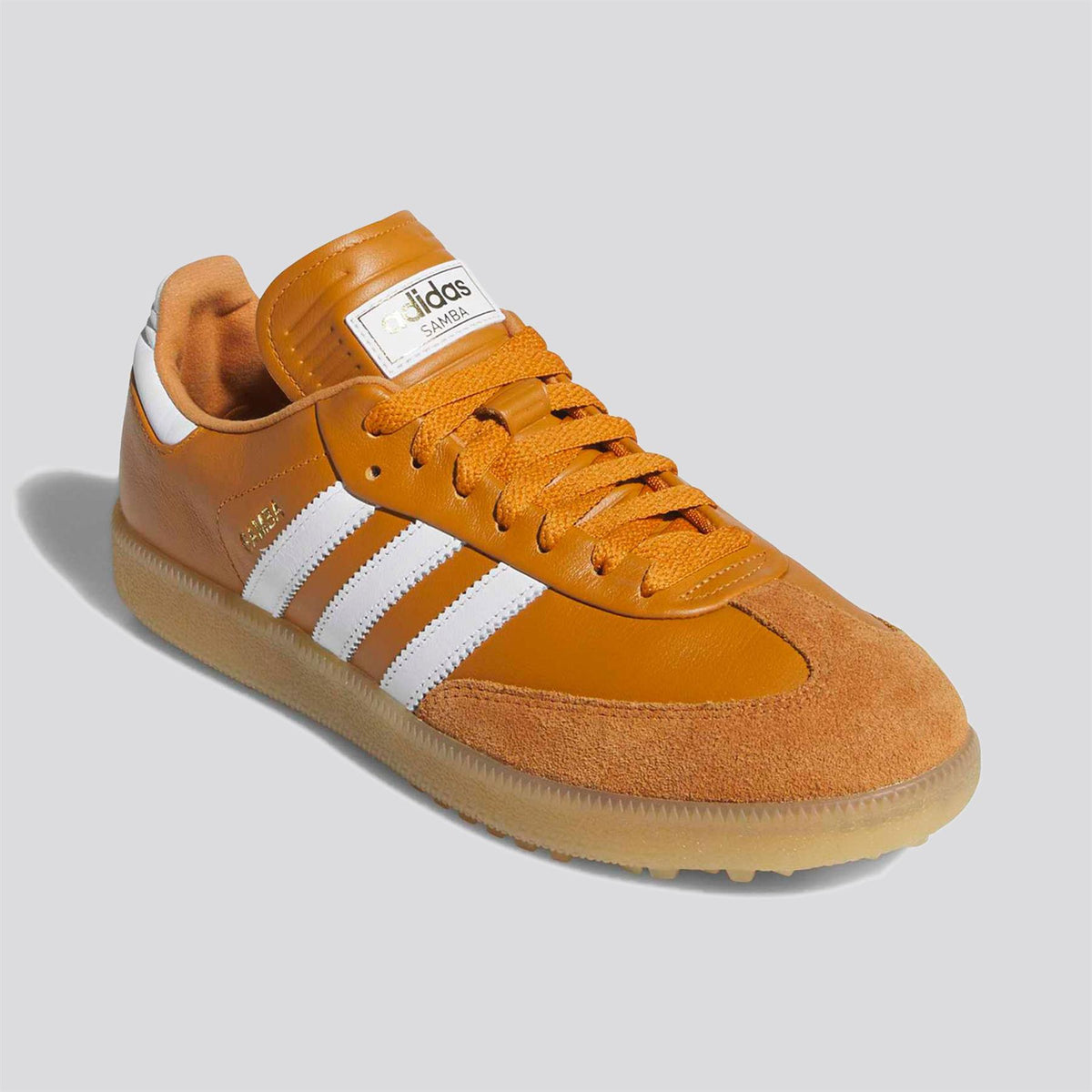 Samba Spikeless Golf Shoes Rustic Orange/Footwear White/Gum