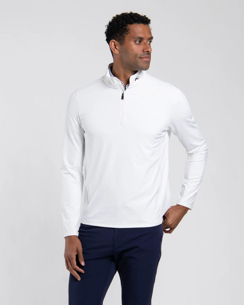Holden Midlayer Half-Zip White