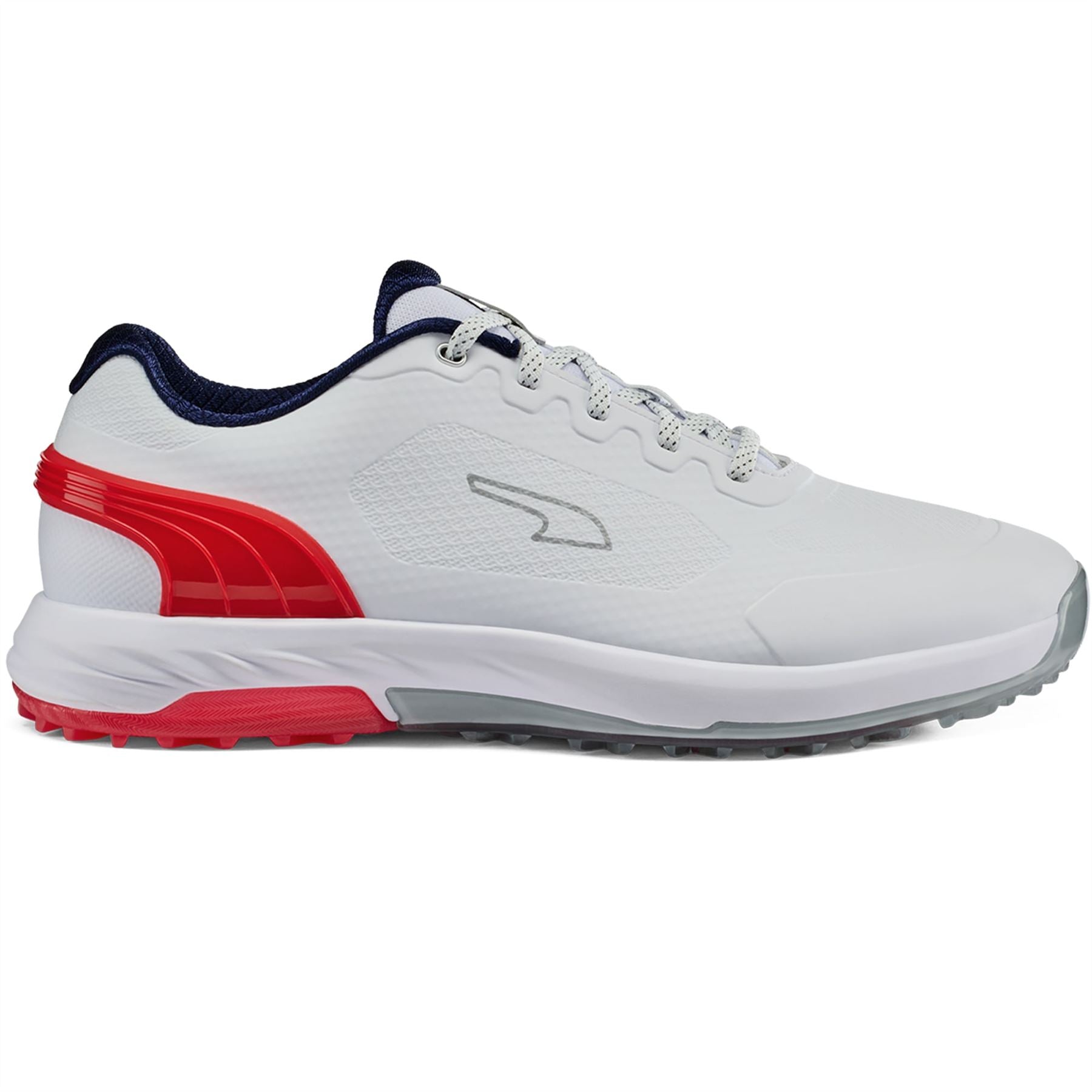 Alphacat Nitro Golf Shoe White/Red/Blue