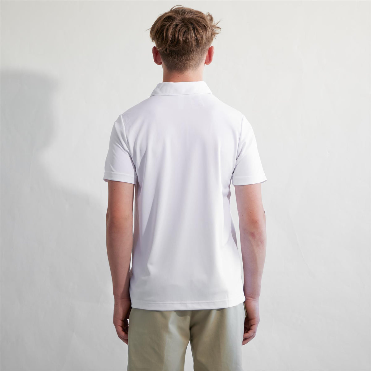 Boys Performance Polo White