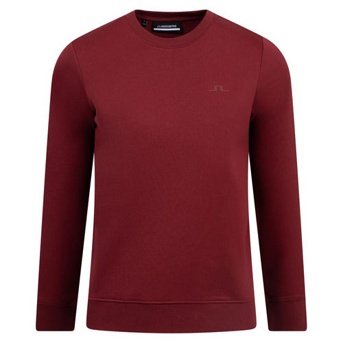 Womens Alpha Crew Neck Knit Cabernet - AW24