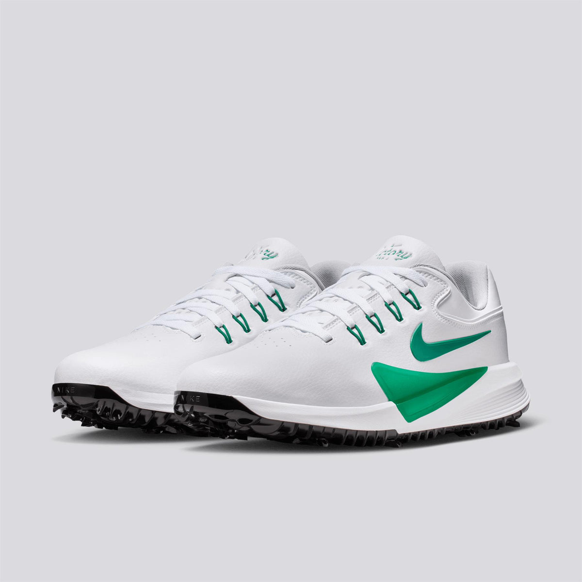 Victory Pro 4 Spiked Golf Shoes White/Black Malachite
