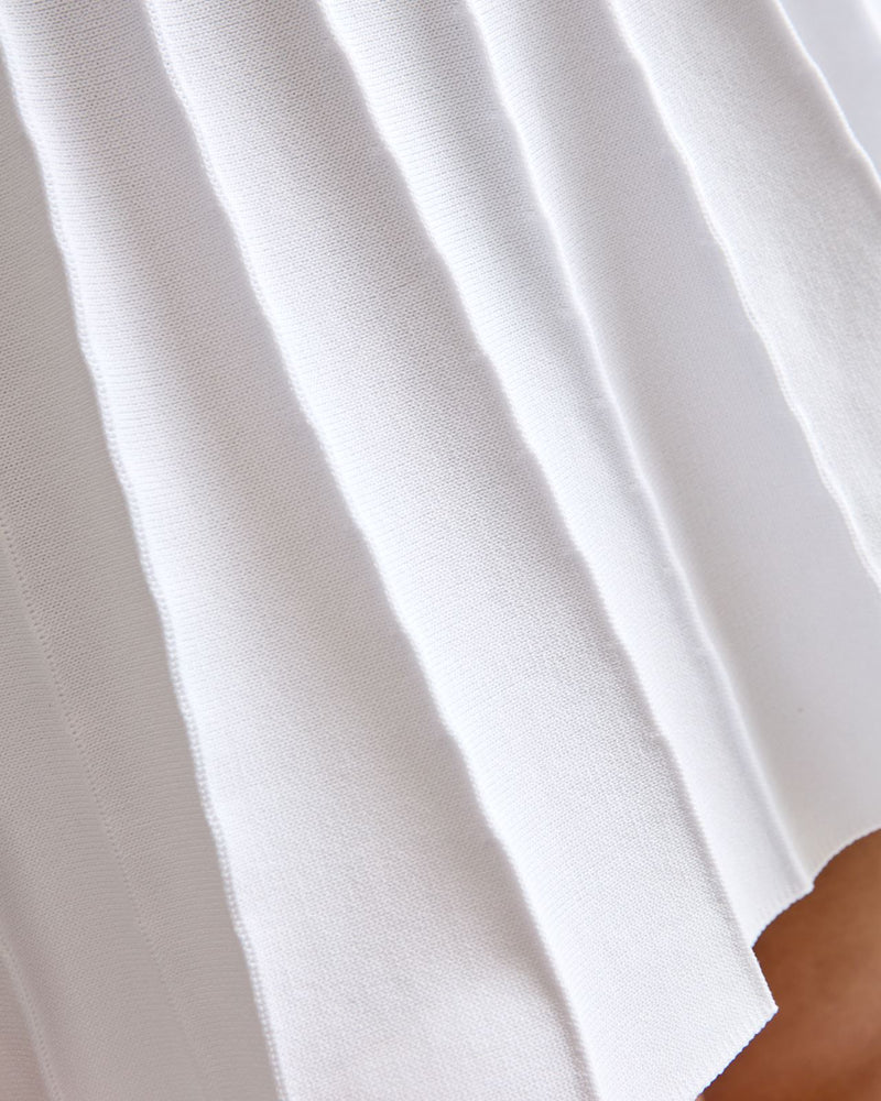 Frankie Skirt White/Legacy Navy