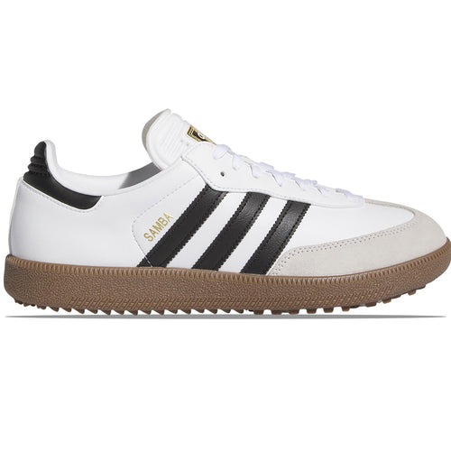 Samba Spikeless Golf Shoes White/Black - AW24