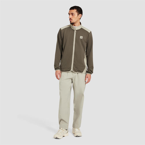 Hybrid Fleece Mid Layer Olive