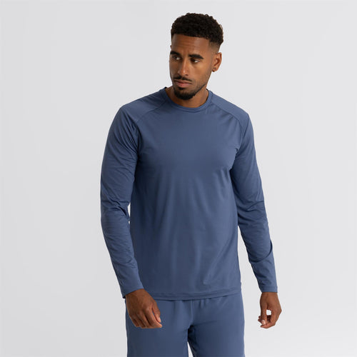 RLX Performance Jersey Crew Neck Sweatshirt Old Royal