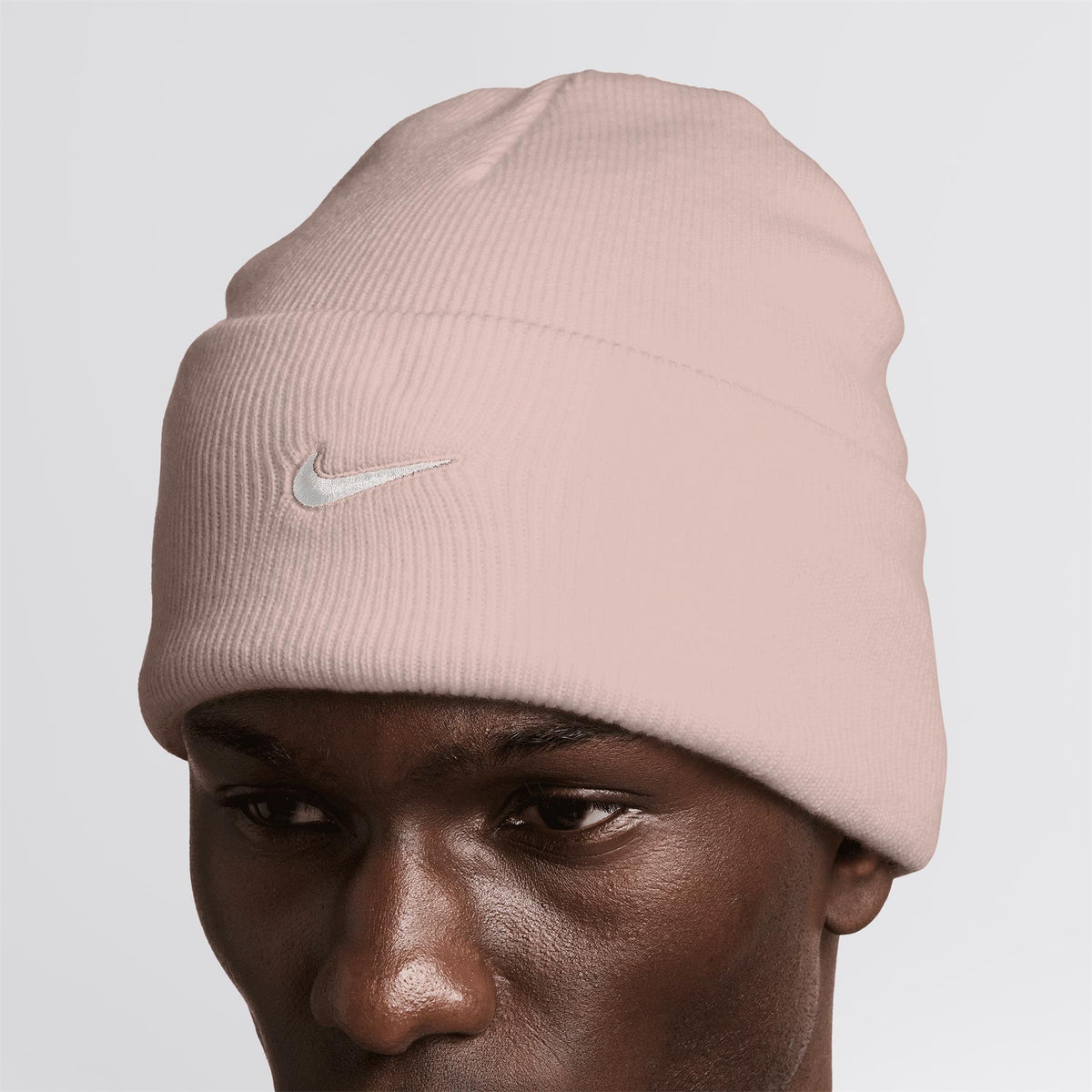 Peak Swoosh Beanie Silt Red/White