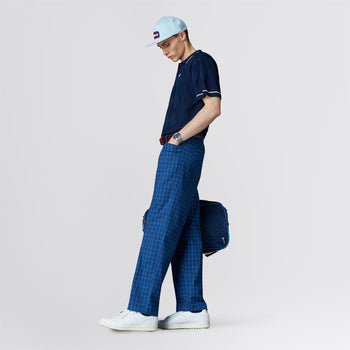 archive plaid pattern slacks pants y2k adidas Golf Originals Archive Plaid Trousers Night Indigo⁄Royal
