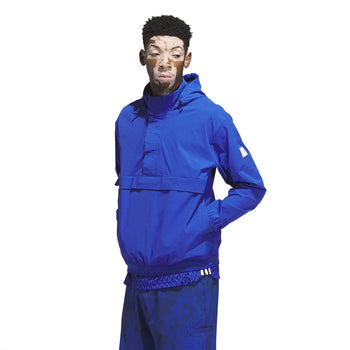高級素材使用ブランド Half Adicross adidas Zip Blue Royal Anorak Lightweight メンズウェア