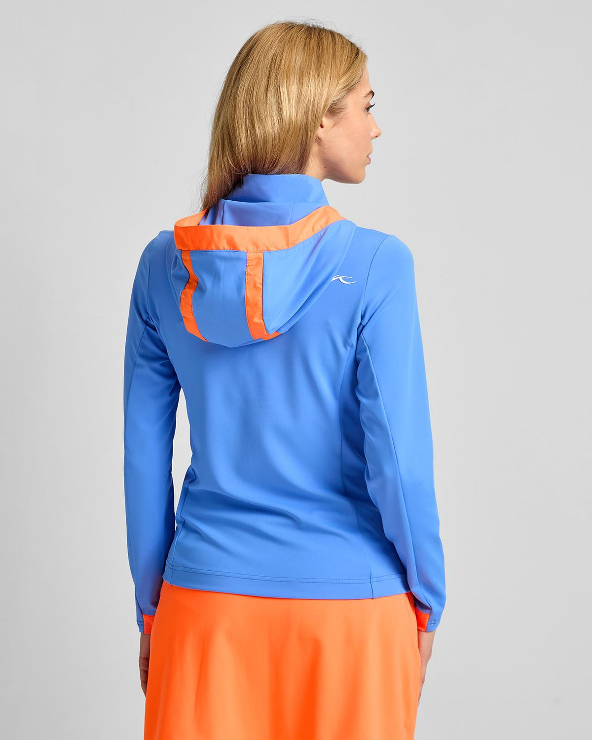 Retention Hooded Hybrid Jacket Yonder/Papaya Glow