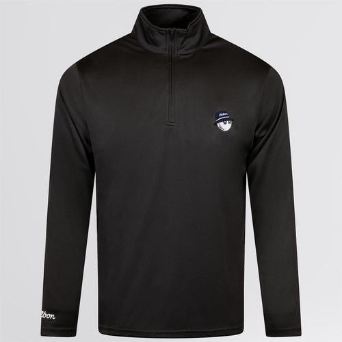 Evergreen Performance Buckets Quarter Zip Black