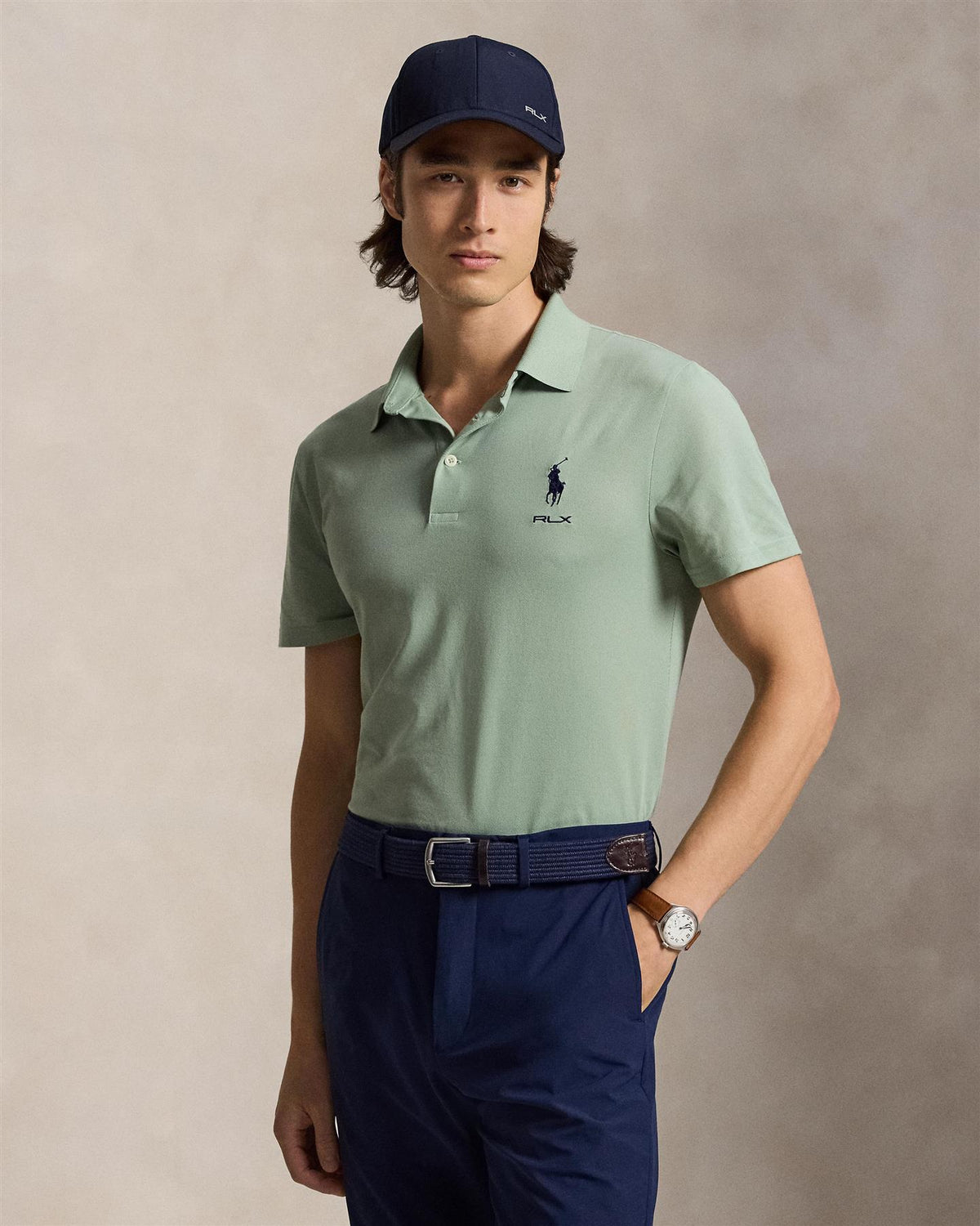 Knit Polo Light Green