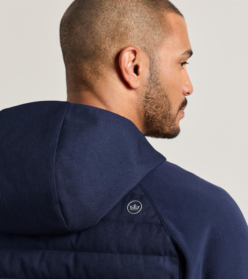 Parks Hybrid Hooded Jacket Navy