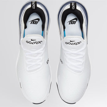 Nike Air Max 270 Golf Shoes White/Black/Pure Platinum | TRENDYGOLF UK