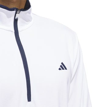 Lightweight Half Zip Mid Layer White