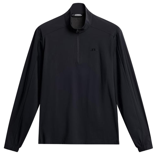 Ollie Tech Quarter Zip Mid Layer Black - SS25