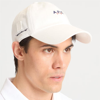 A.P.C. Golf Jean Ball Cap White | TRENDYGOLF UK