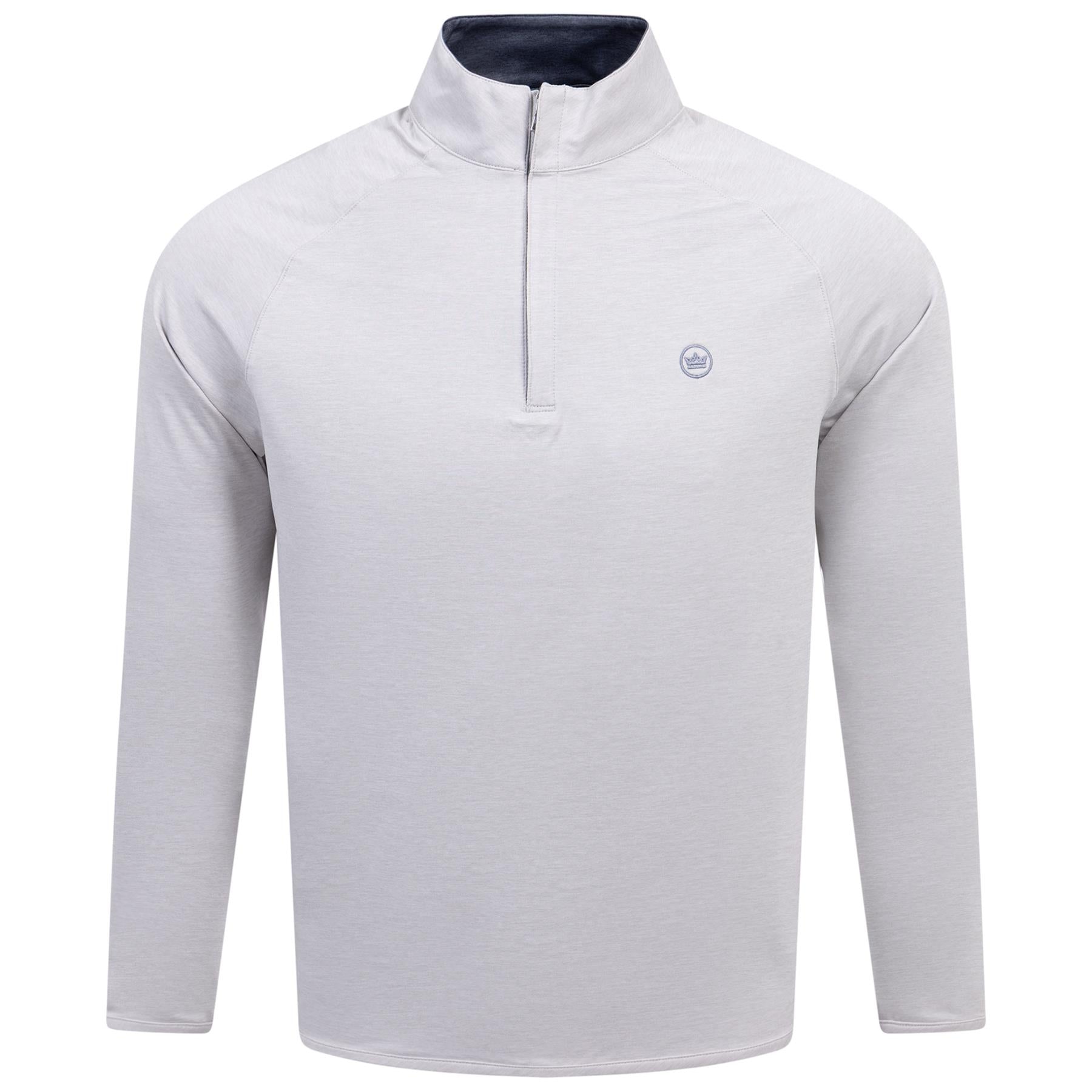 Stealth Performance Quarter Zip Mid Layer British Grey