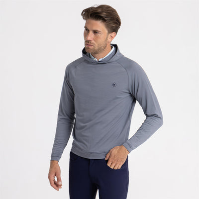 Pine Sugar Stripe Performance Hoodie Navy