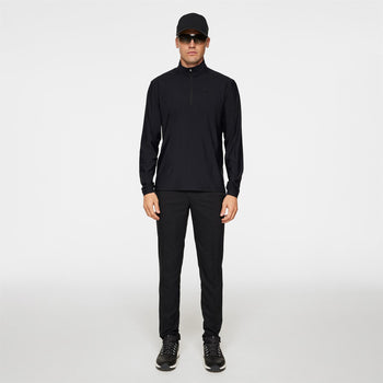 Ollie Tech Quarter Zip Mid Layer Black