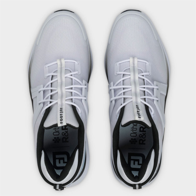 Hyperflex Spiked Golf Shoes White/Blue/Black