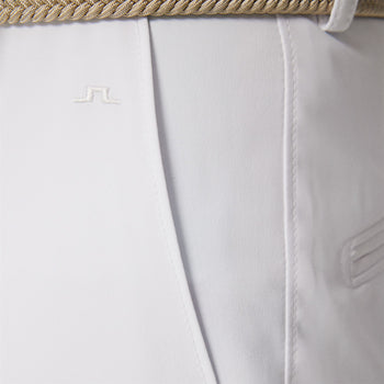 Elof Light Recycled Poly Stretch Golf Trousers White