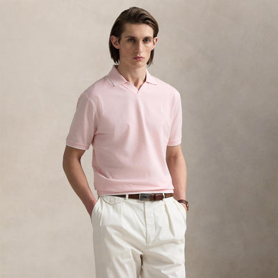 Polo Golf Johnny Collar Cotton Polo Garden Pink/White