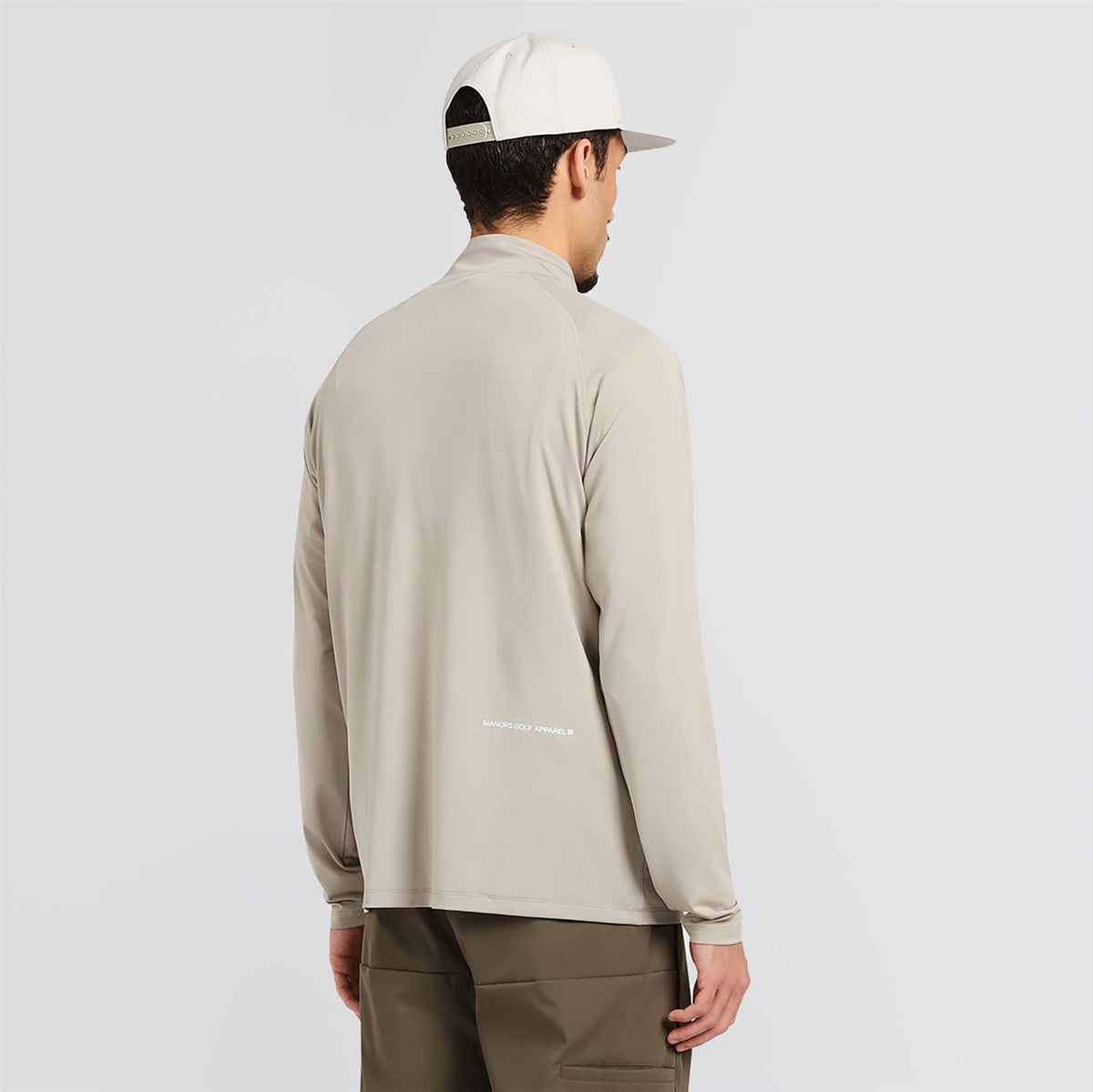 Course Quarter Zip Mid Layer Sand