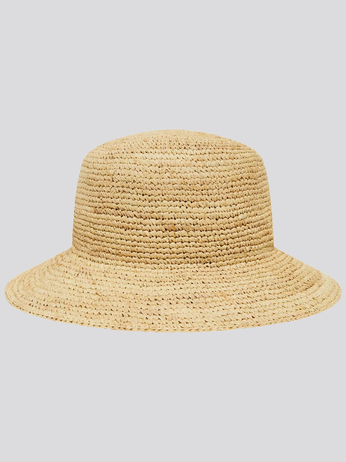 Raffia Bucket Hat Natural