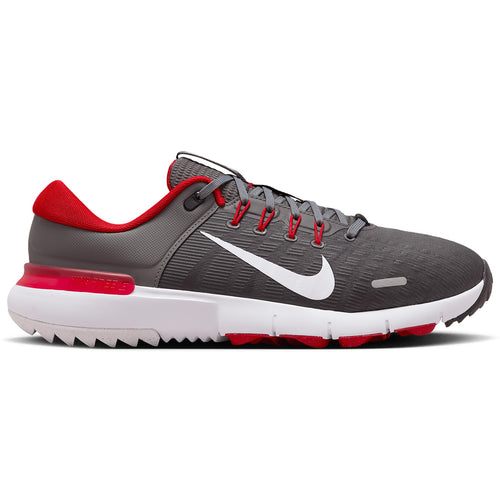 Nike Free Golf Shoes Iron Grey/University Red/Smoke Grey/Black - AW24