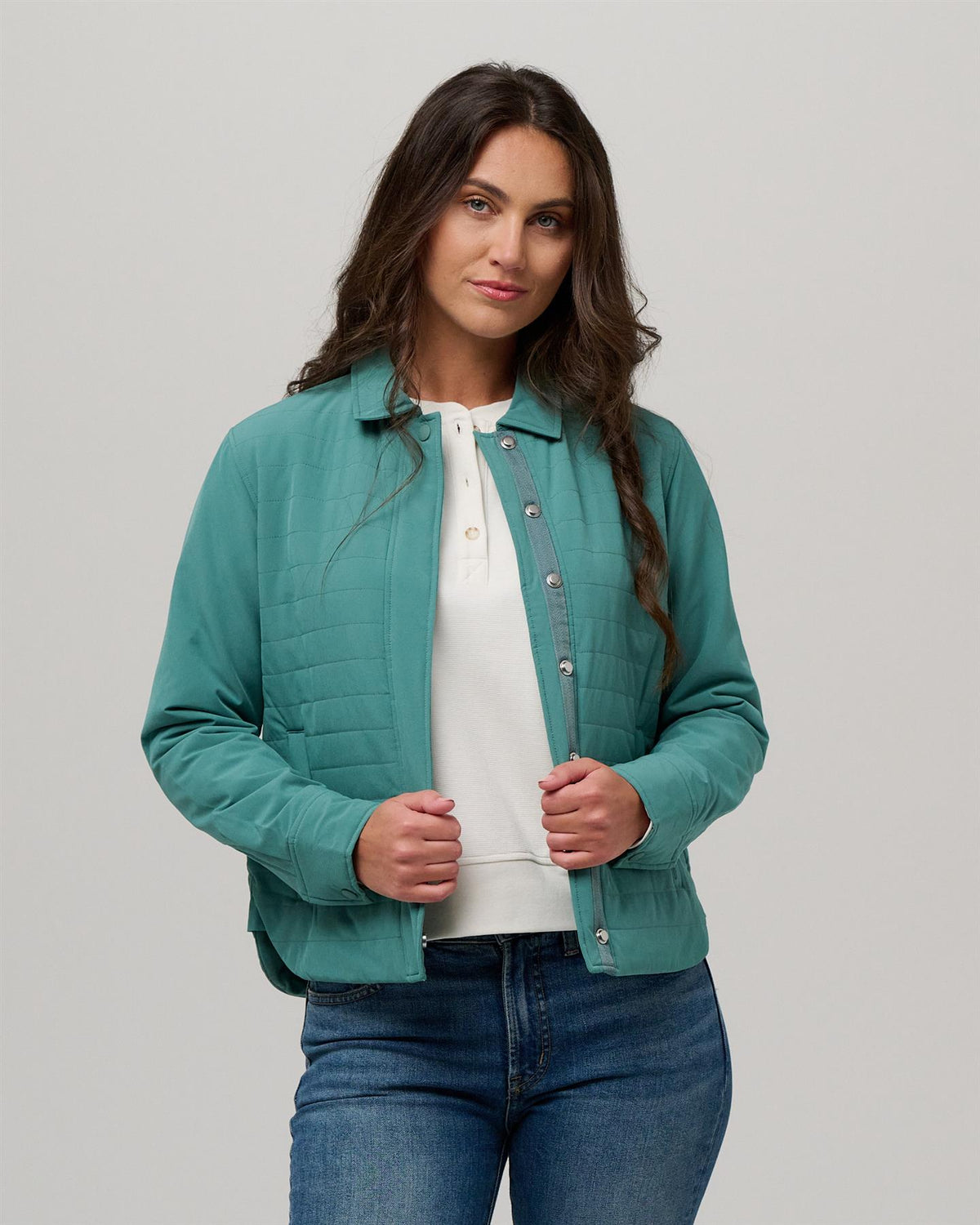 Avery Windproof Shirt Jacket Agave