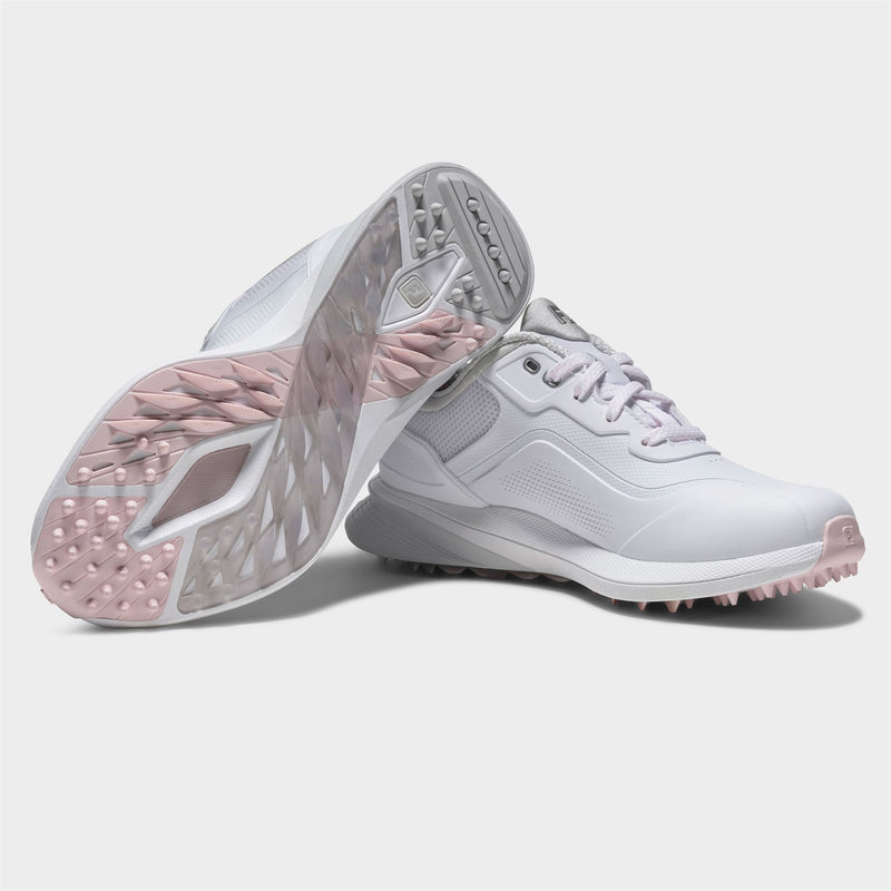 Pro Spikeless Golf Shoes White/Grey