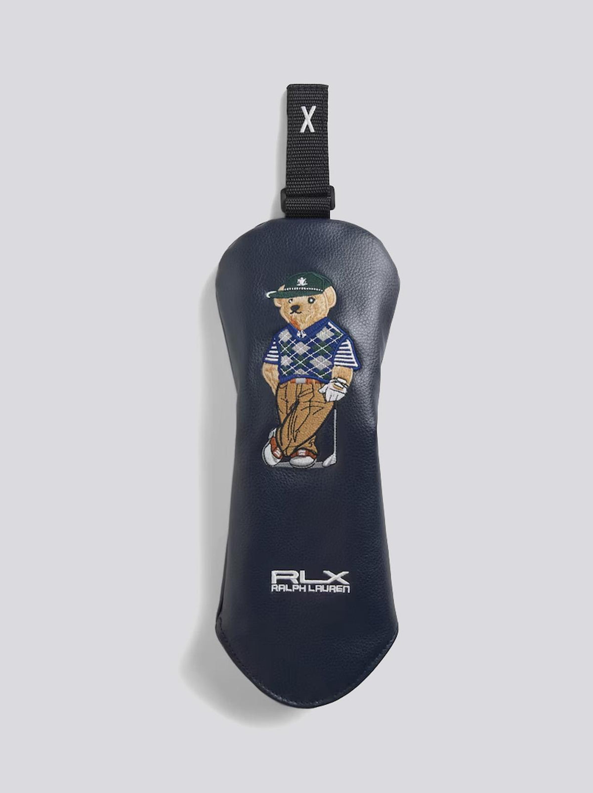 RLX Embroidered Logo Golf Hybrid Headcover Navy