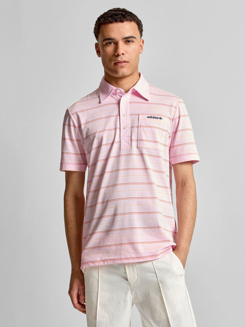 Originals Archine Stripe Polo Clear Pink