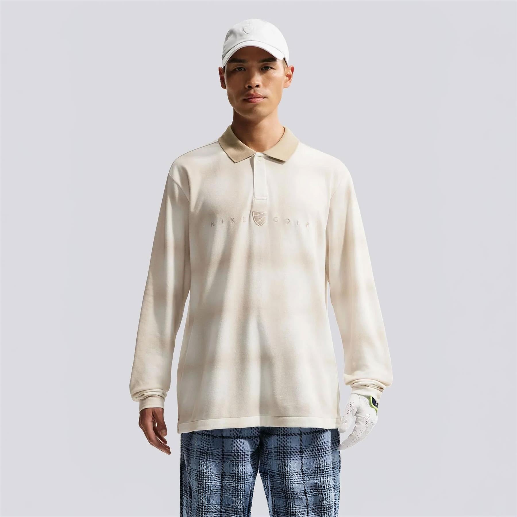 Dri-Fit Fairway Fresh Long Sleeve Polo Sail/Limestone